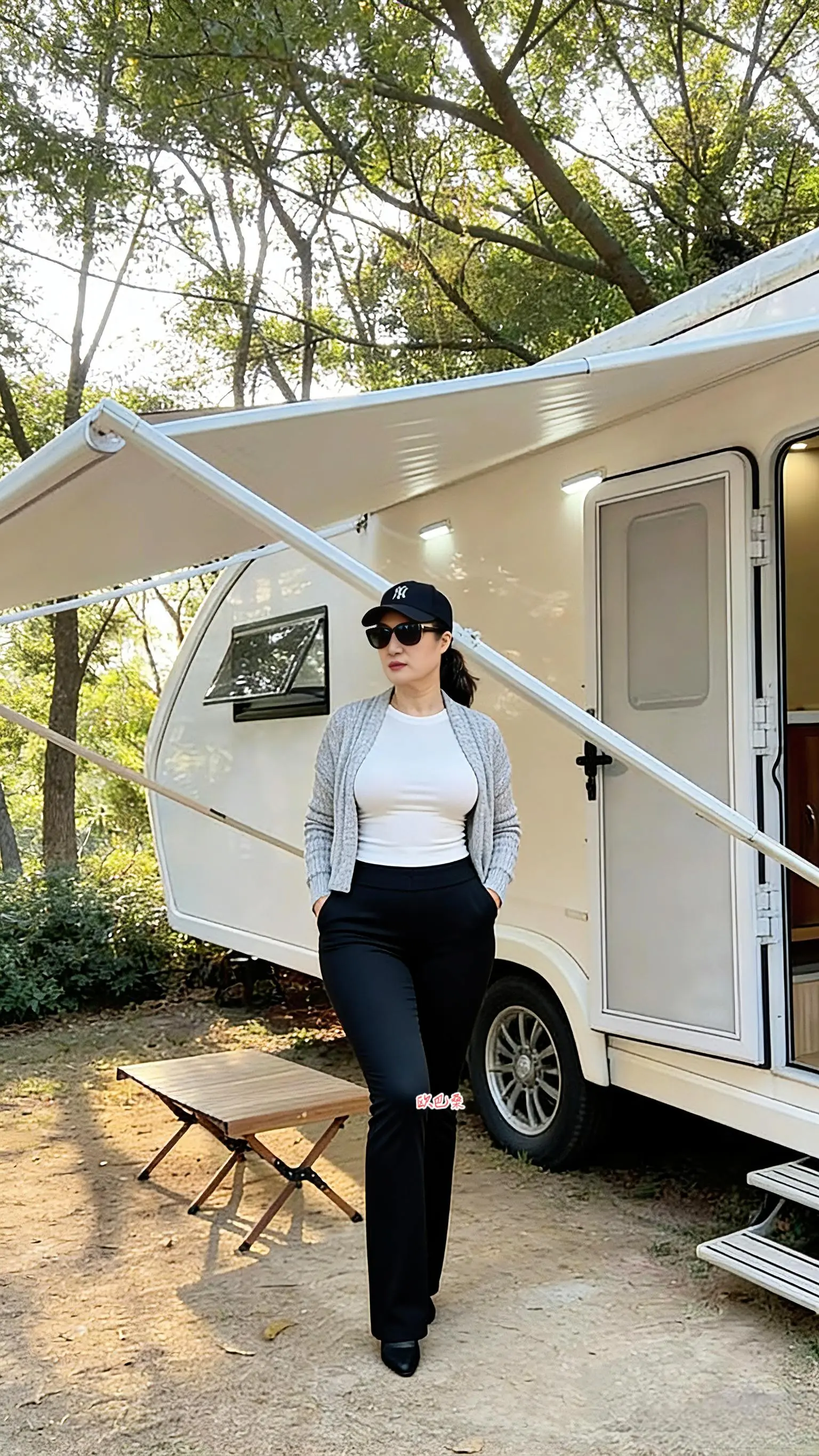 野外户外 户外旅行 东方女性成熟美