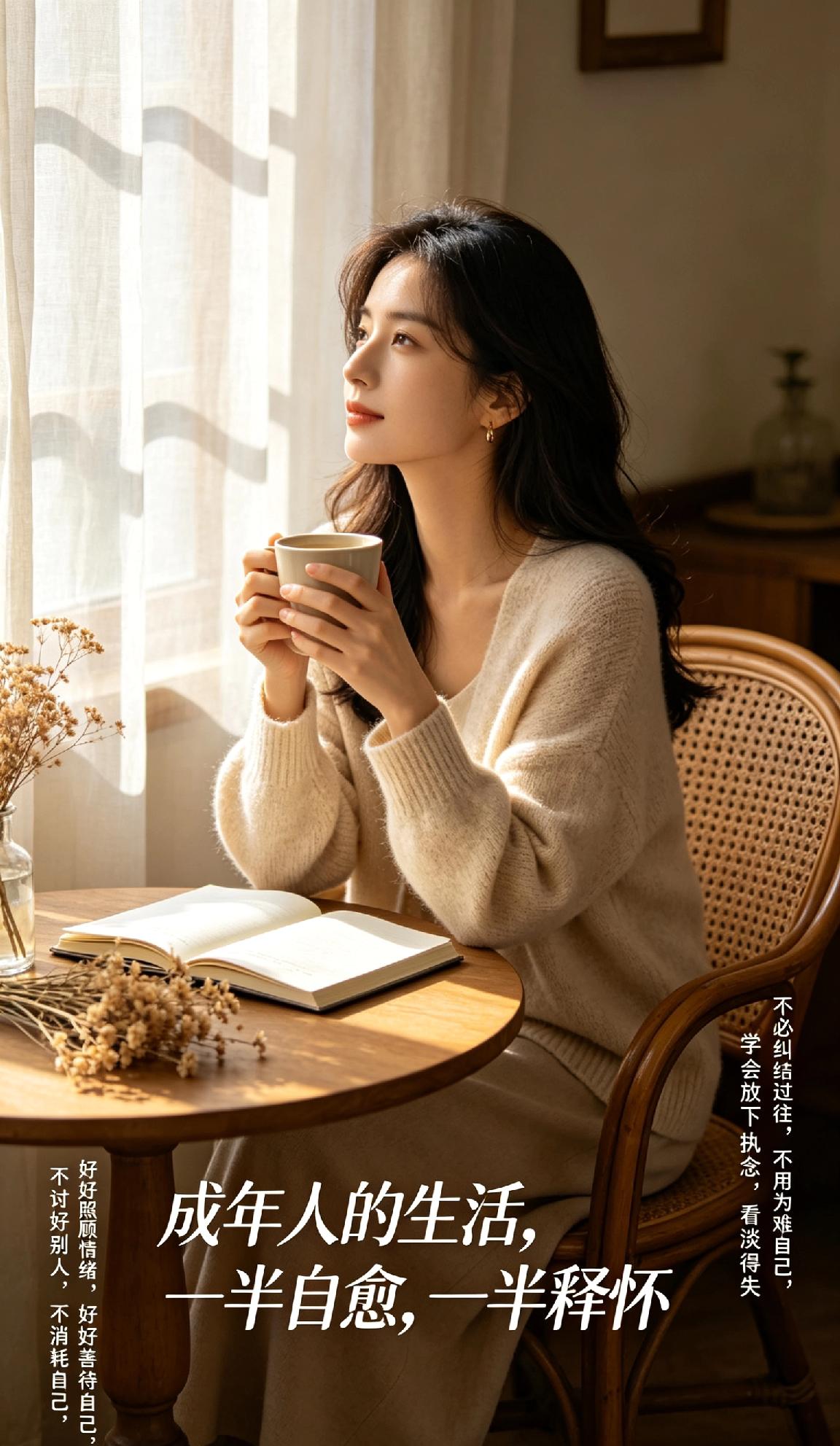 成年人的生活，一半自愈，一半释怀。人生没有一帆风顺，难免会有疲惫、委屈与遗憾。不