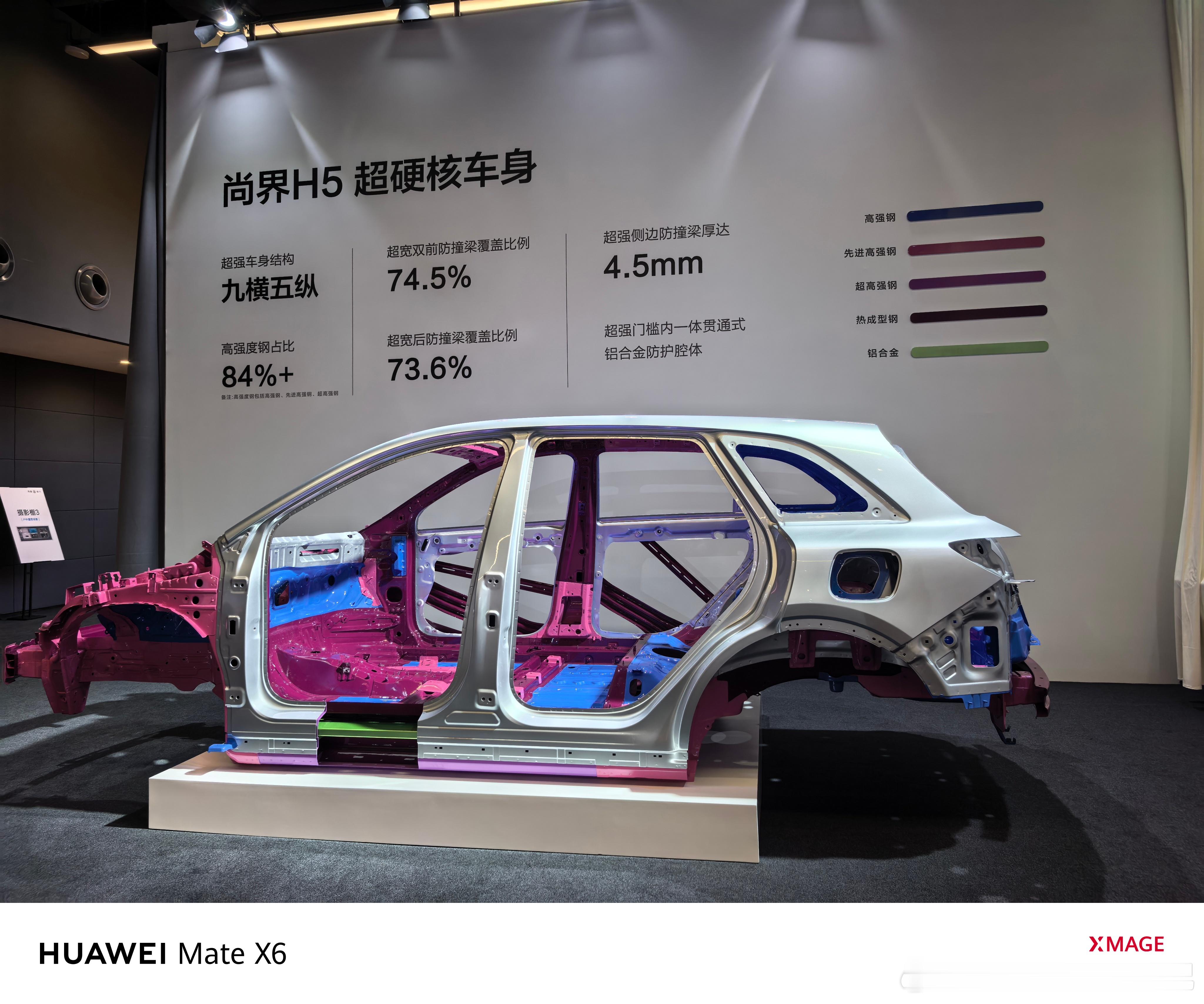 尚界H5很“鸿蒙智行”的一点是，在看不见，又很重要的地方下猛料，尤其是“安全”2