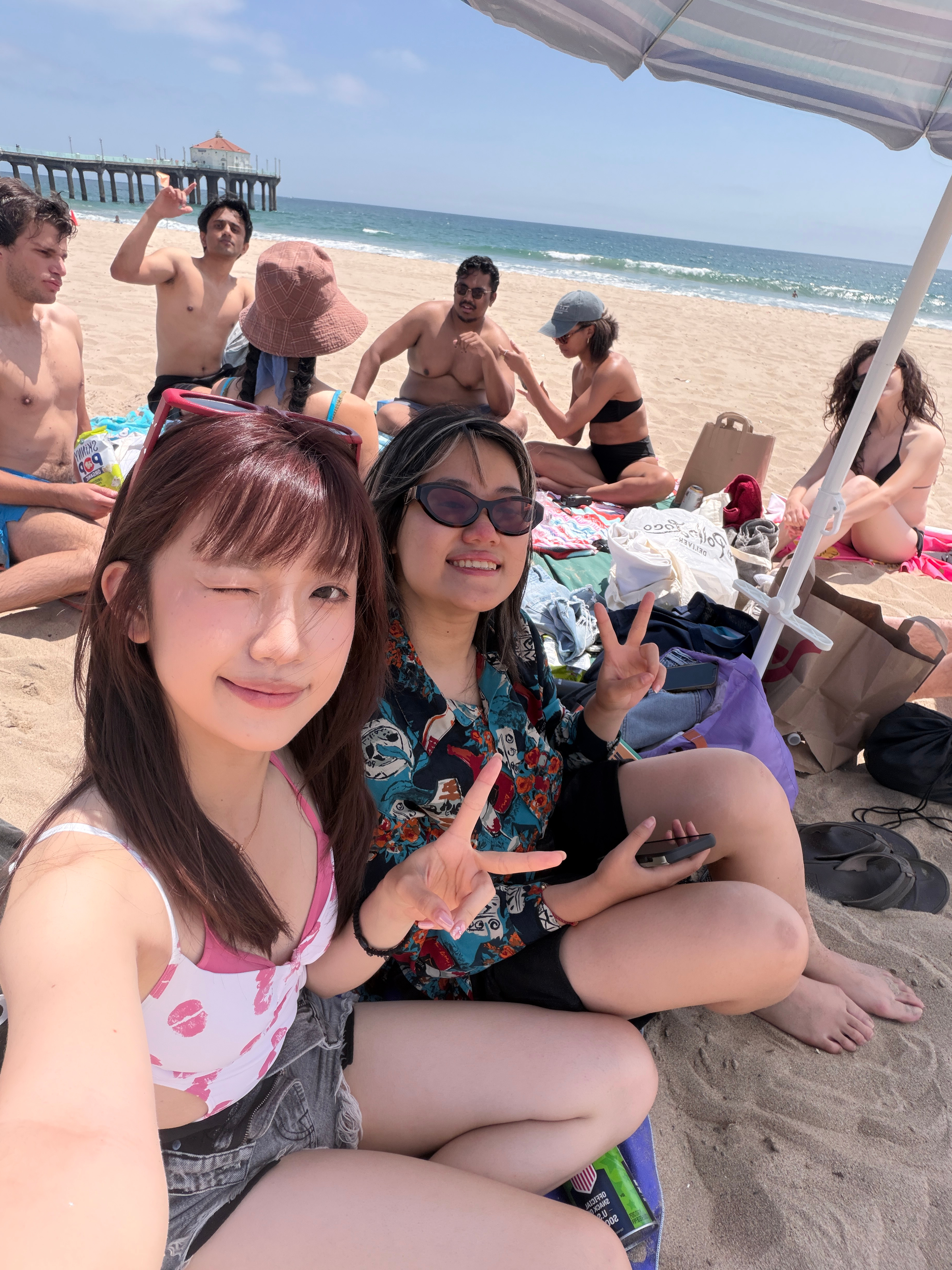 回国了吃吃喝喝购物中。 