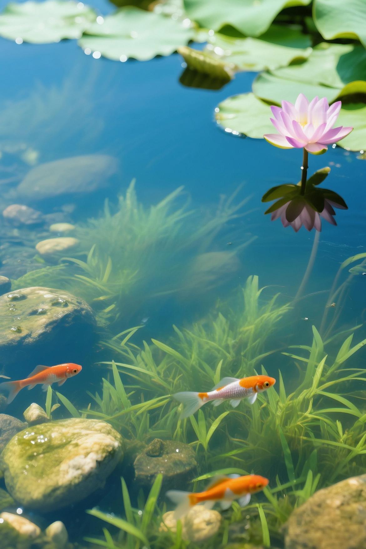 上联：西山观月落，邀对下联东池看鱼游