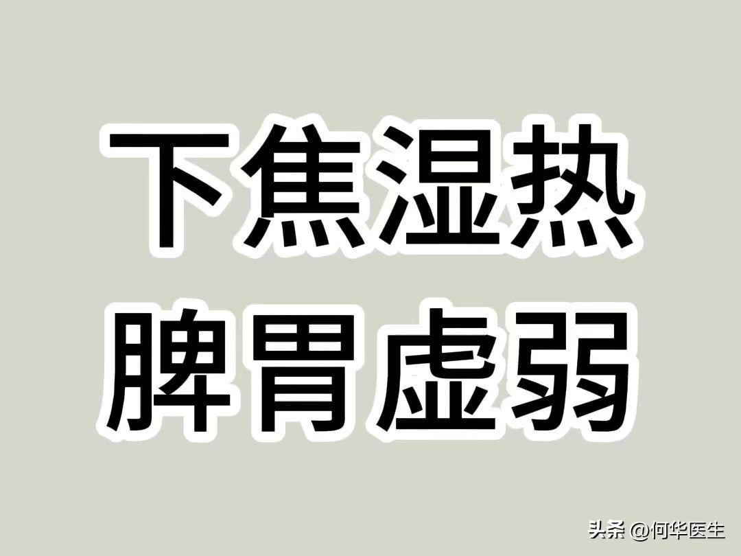 下焦有湿热，一个方法，清利湿热！

之前有位患者朋友来看诊，他的症状主要是消化不