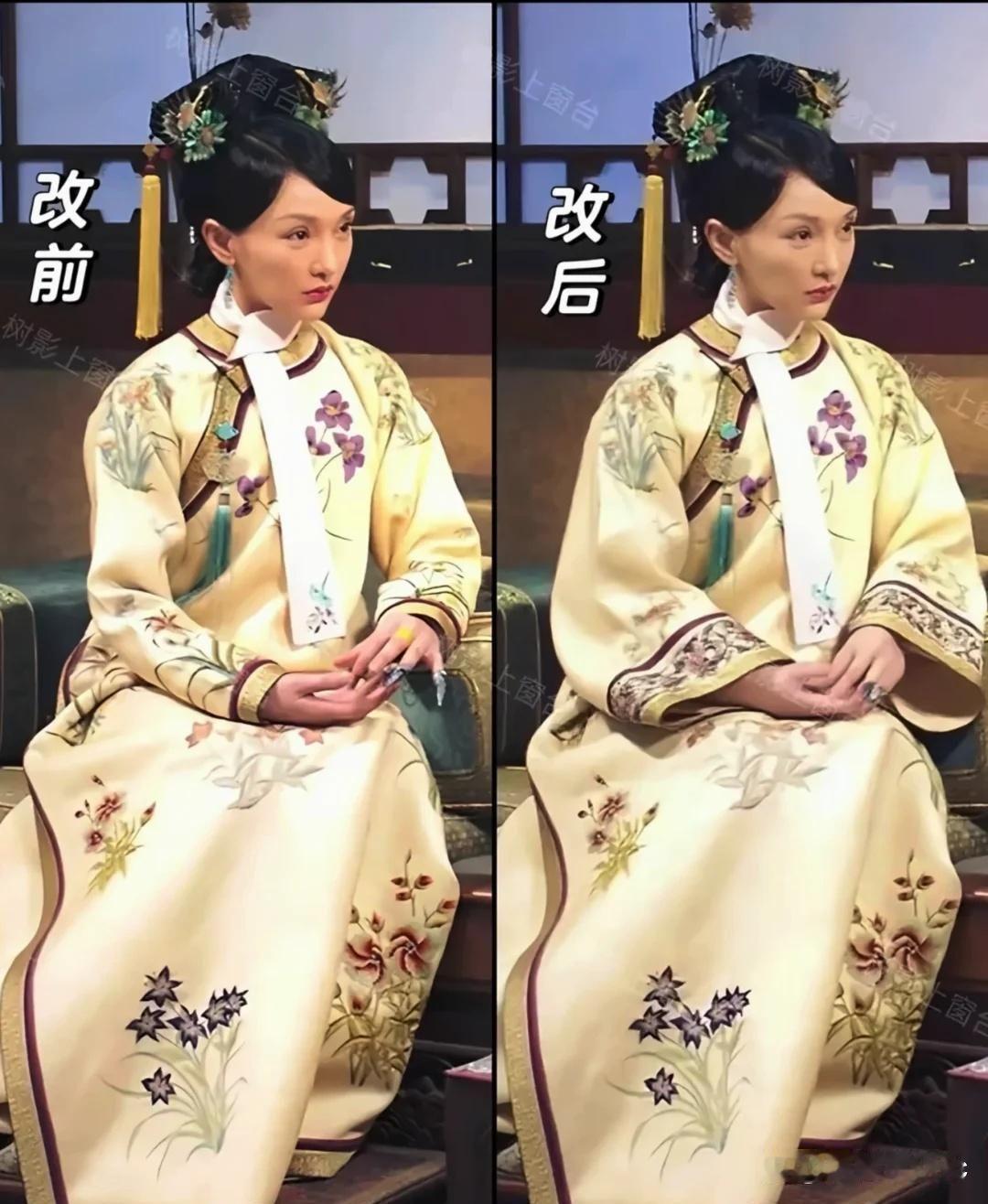谁懂啊！我前几天重刷《如懿传》，盯着周迅那身衣服，总觉得哪里不对劲，胸口闷得慌。