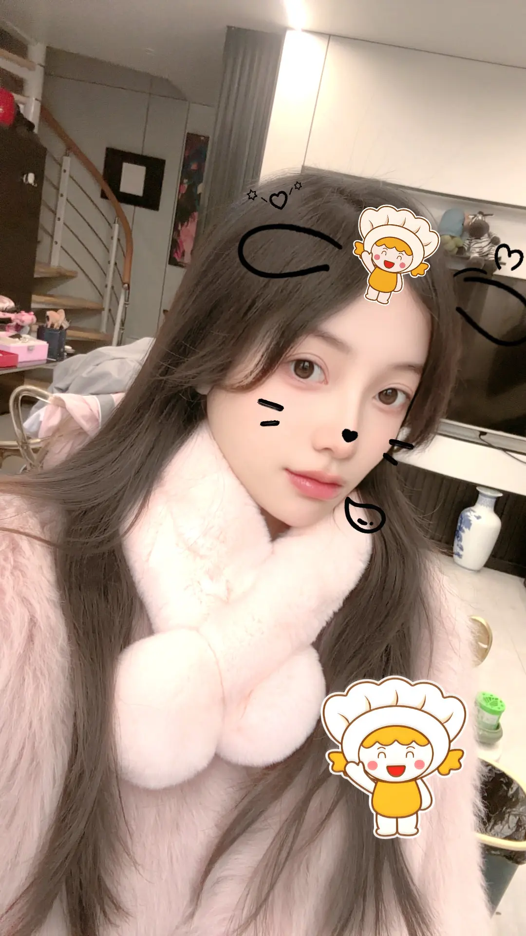 就是这种温柔的粉耶。