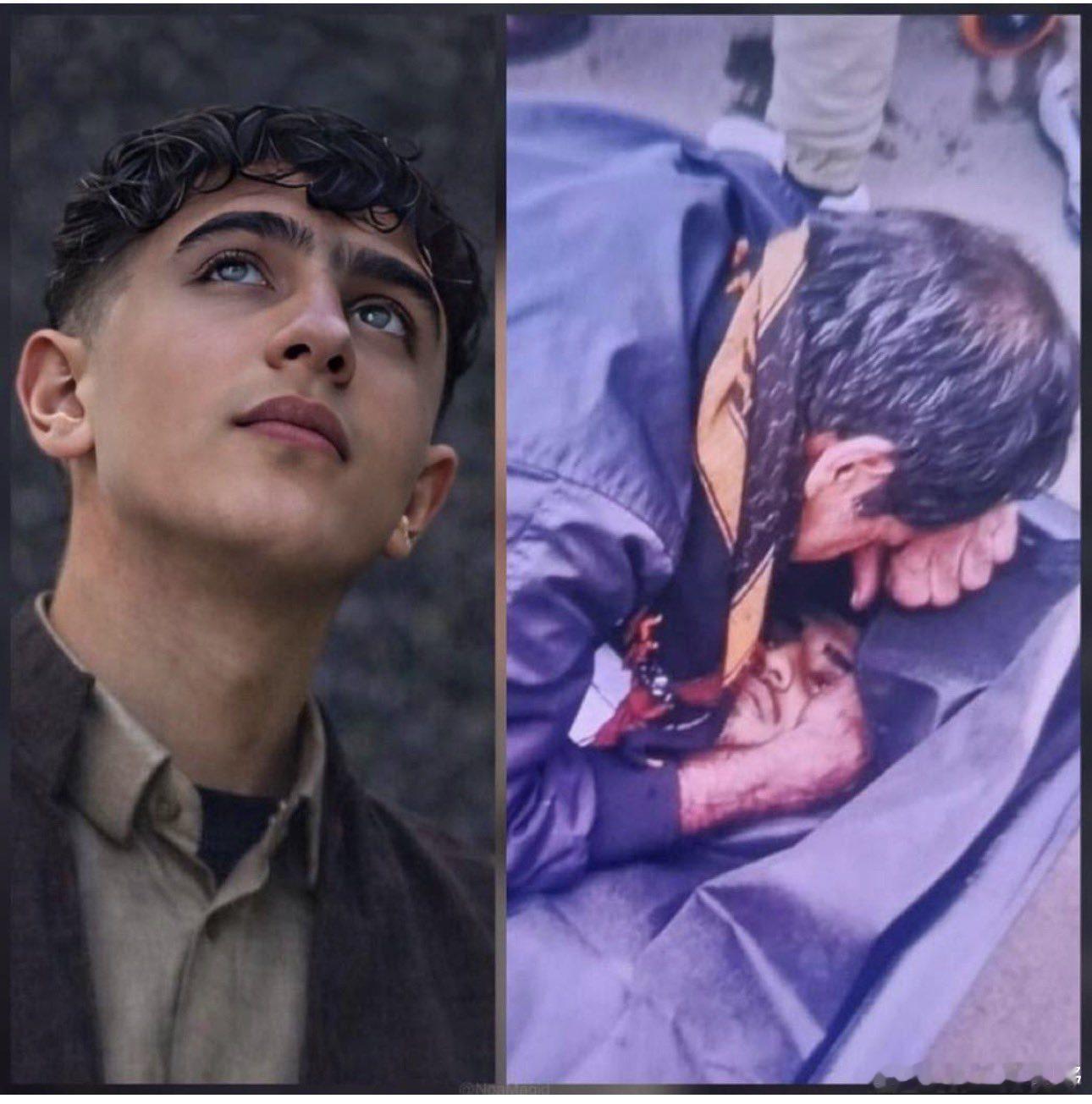 这是一个伊朗父亲和他的孩子，现在伊朗的情况，只能评价为请神容易送神难。当年，巴列