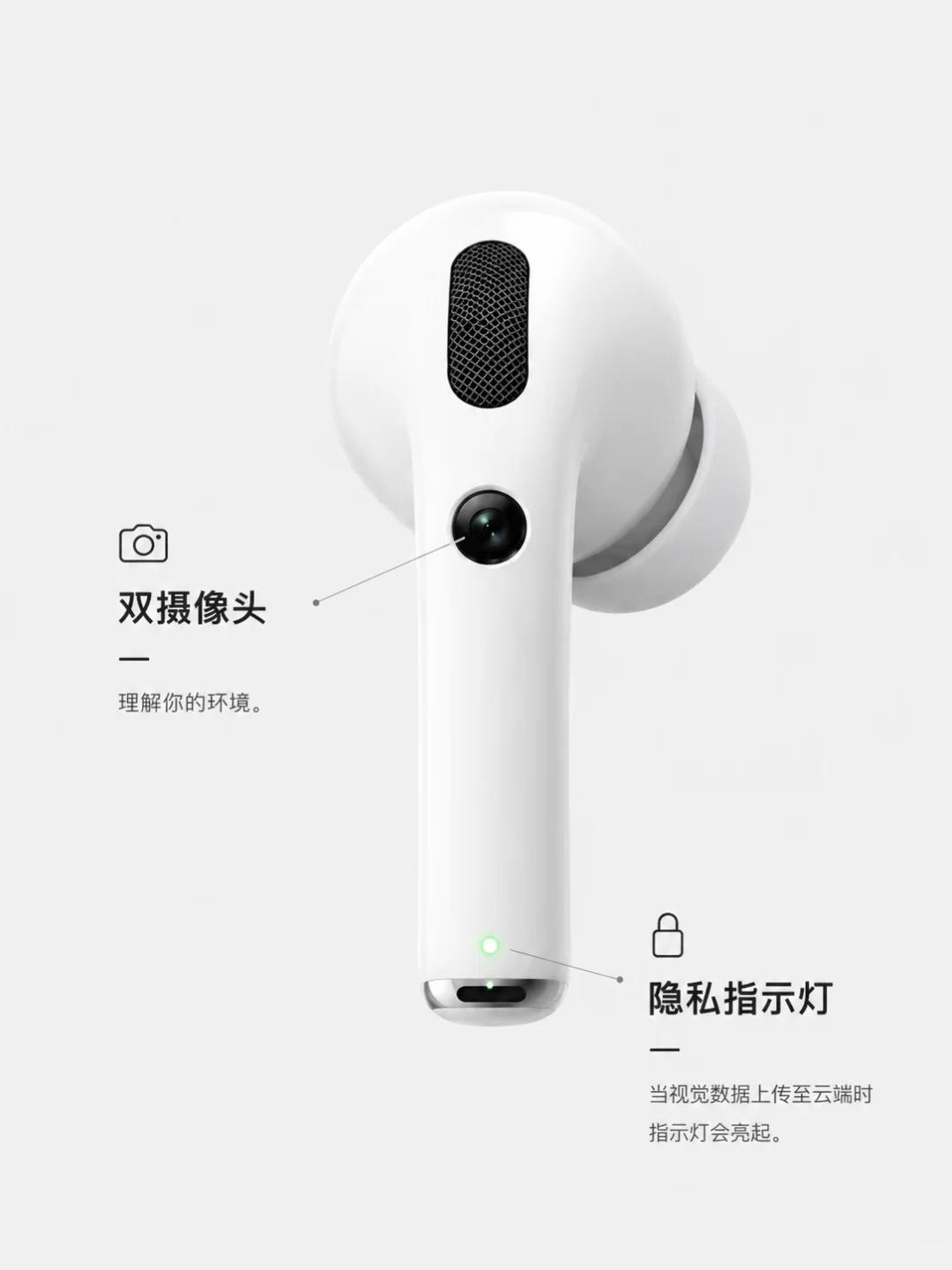 这谁敢想？苹果耳机居然要带摄像头了

关于苹果新款AirPods的爆料，大多都直