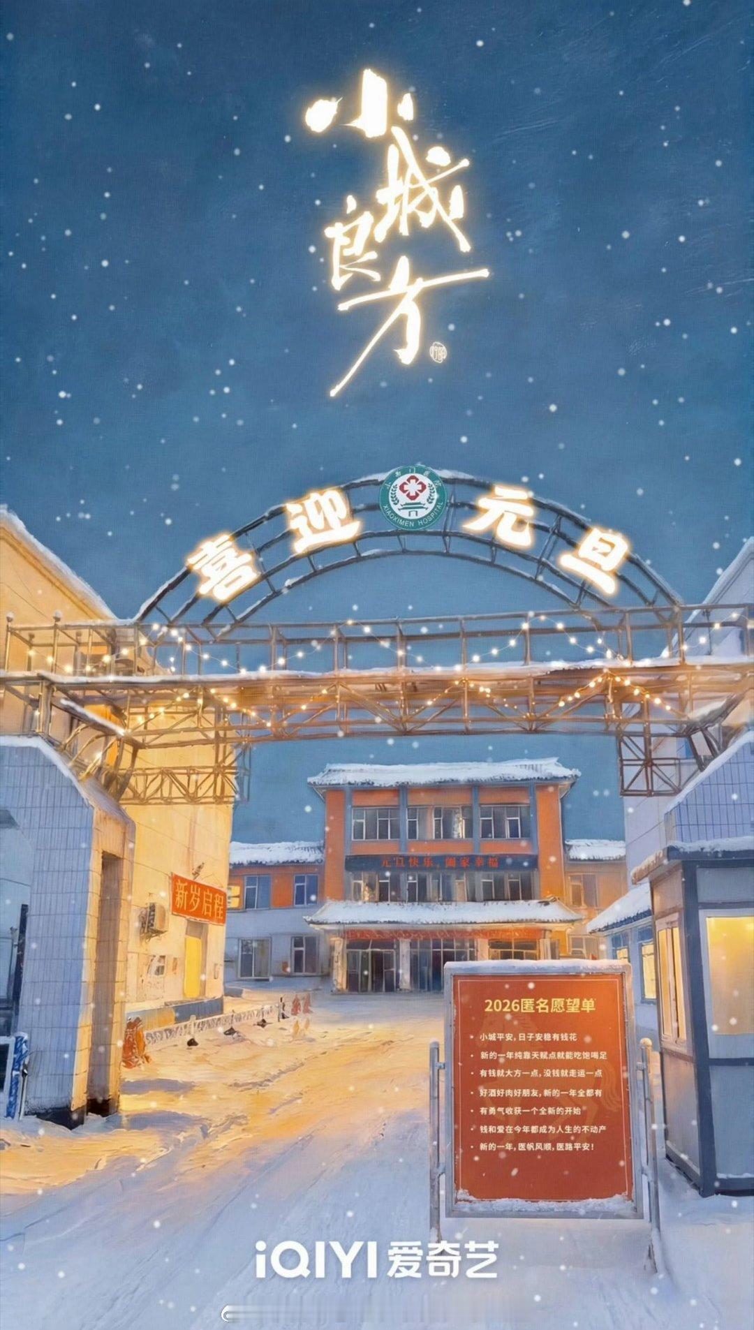 爱奇艺剧综2026新年团建肖战和杨紫的剧从来不会让人失望！《小城良方》《生命树》