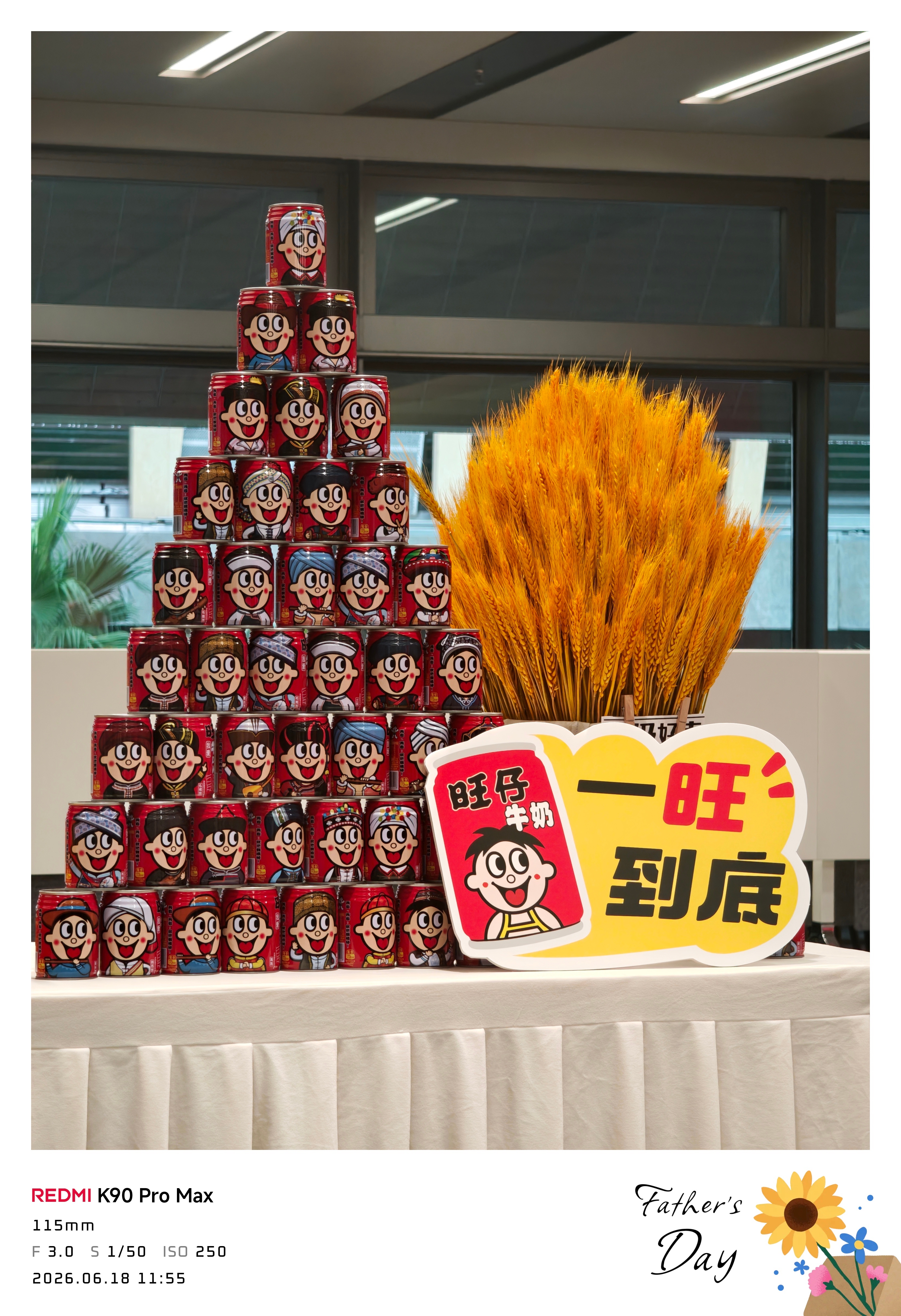 大家收到父亲节的相机限定水印了嘛