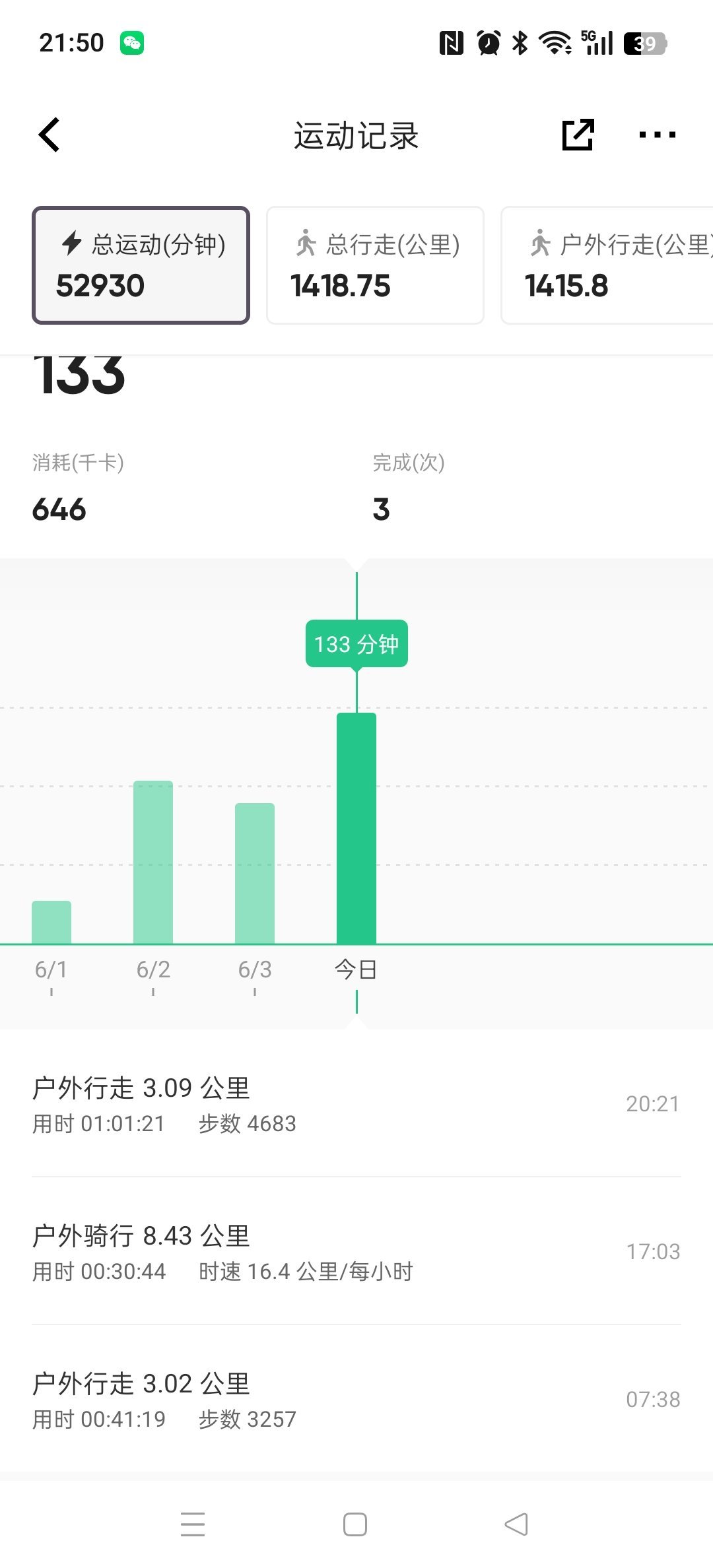 坚持运动打卡骑车+散步🚶🏻♀️再忙也要适当动一动哟虞书欣粉丝专属减肥打卡