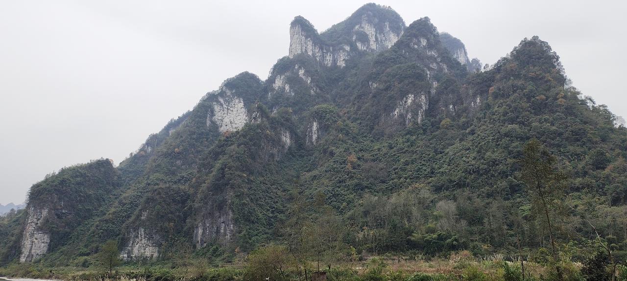 凋零的著名的矮寨德茹村