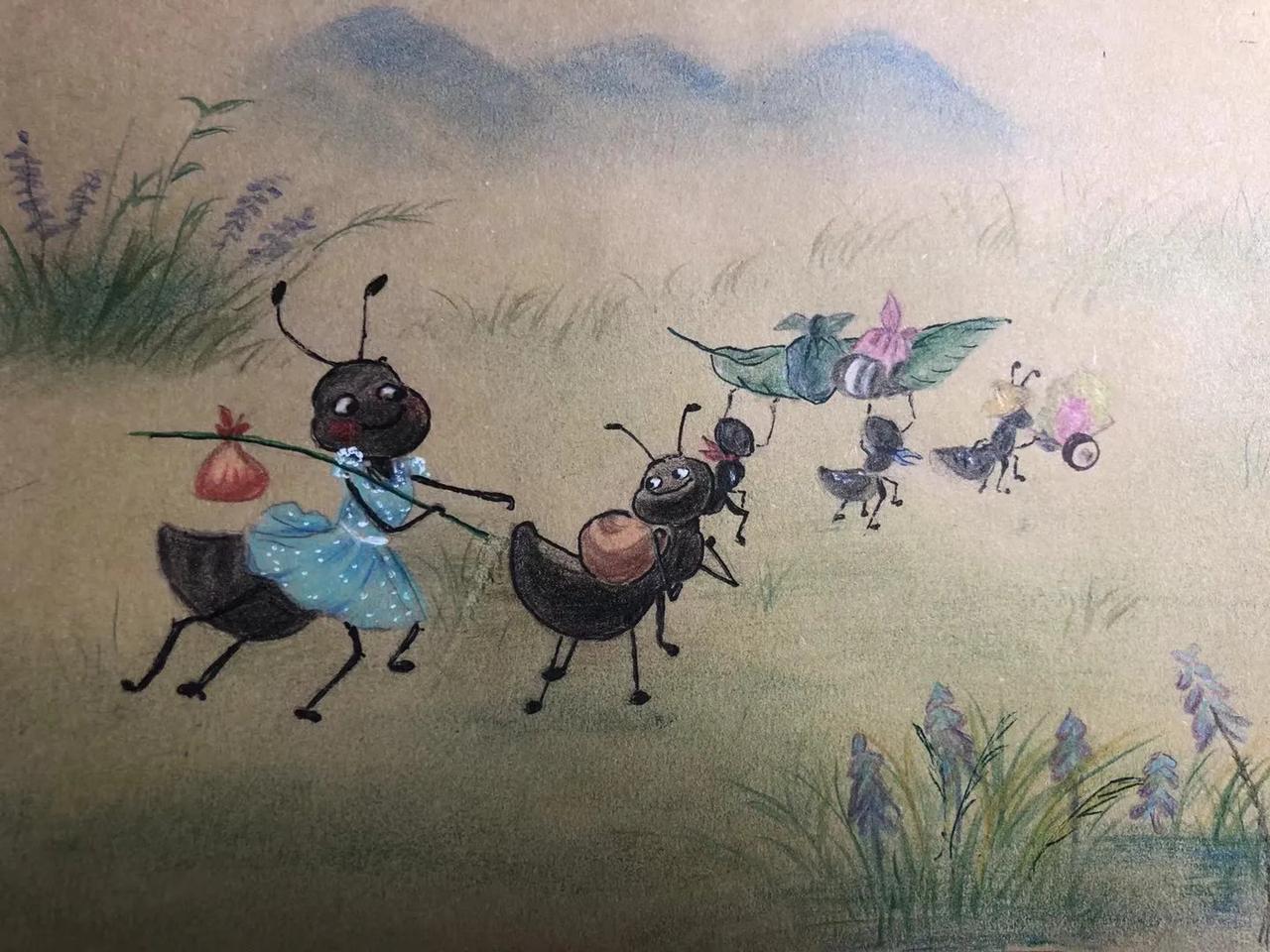 六一儿童节的彩铅小画
我的字和画哪个略胜一筹
还是哪个都不咋的