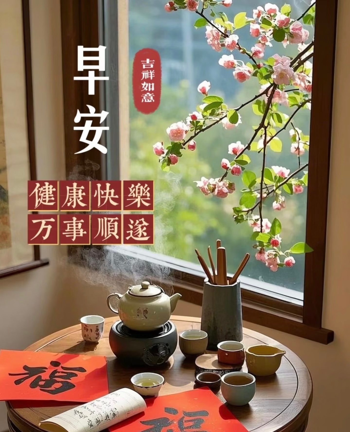 人生没有白走的路，每一步都算数。最后一页是花开万里，愿你一路向阳，不负晨光。新的