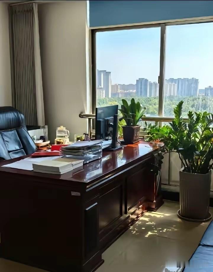 这是什么级别领导的办公室？
今天我到湘潭托人办事，对接的是朋友的朋友，这是我头一