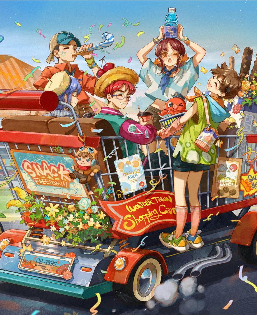 大大大购物车！🛒🧁🍬🍫🍿🧃 