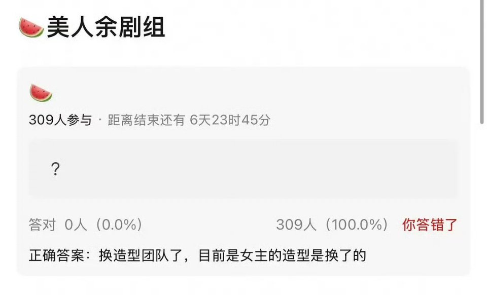 豆瓣说李一桐那个《美人余》剧组换造型师了 ​​​