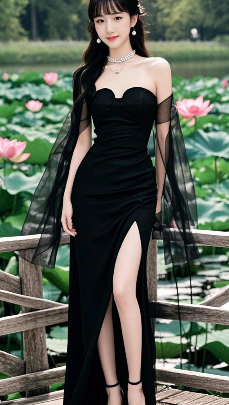 AI荷塘唯美写真