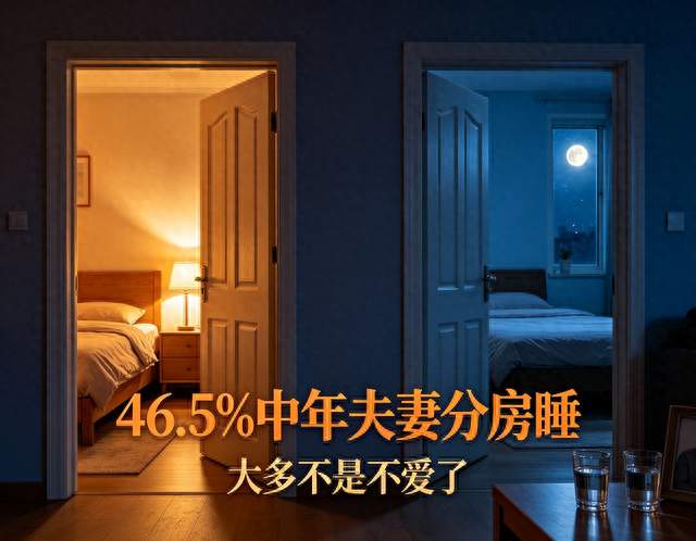 46.5%中年夫妻，“分房睡”，扎心真相曝光：大多不是不爱了