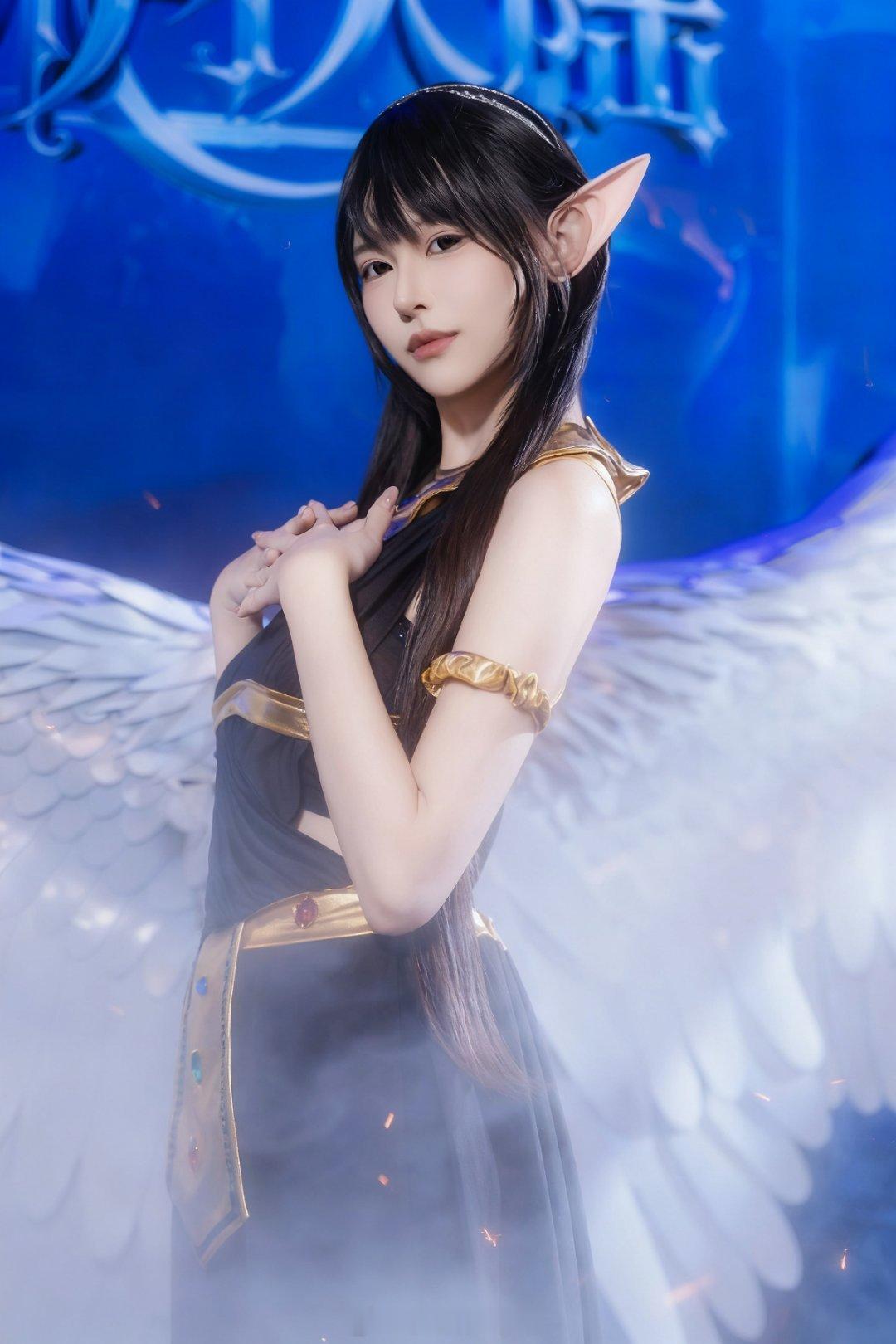 新月大陆天使突破次元壁 漫展 天使 宅男女神[超话]广州约拍 cosplayco