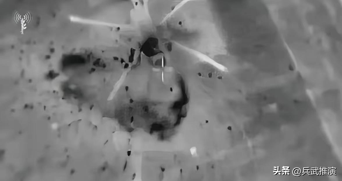 以色列空军战机投弹精确命中地面上的一架伊朗军队“米-17直升机”

以军投弹之后