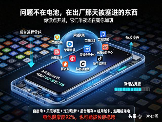 荣耀一定卸载11个预装程序 清理后台冗余 彻底解决掉电快、滑动卡顿