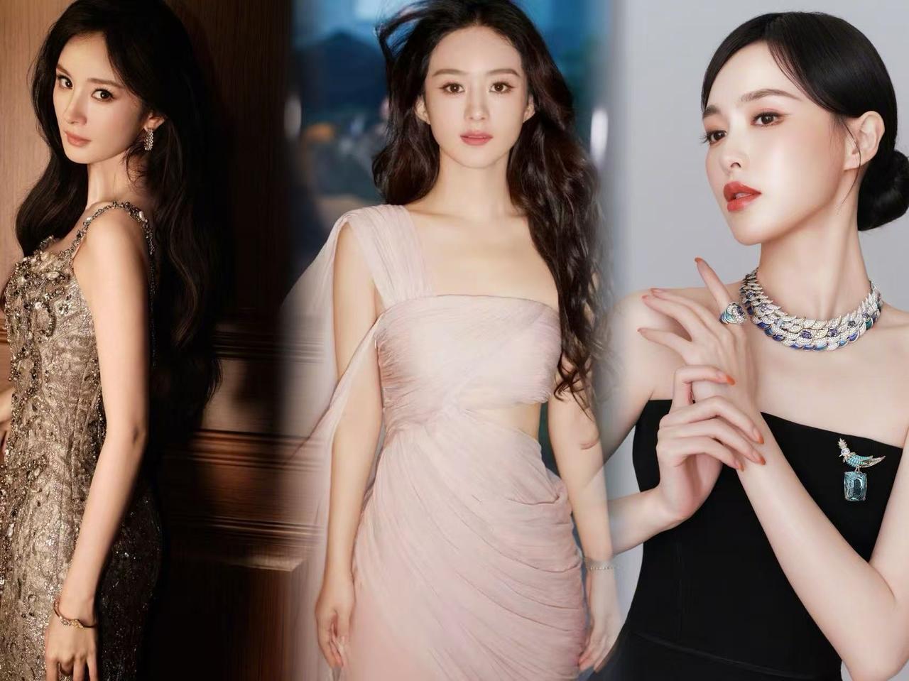 这三位女演员，出圈的时间都差不多，经常被放在一起比较，颜值上面，都是非常顶的存在