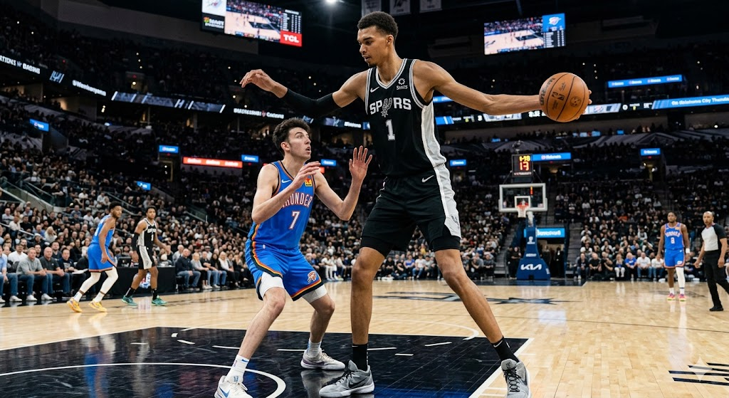 本赛季马刺和雷霆的交手战绩来到了5胜1负。马刺vs雷霆nba季后赛