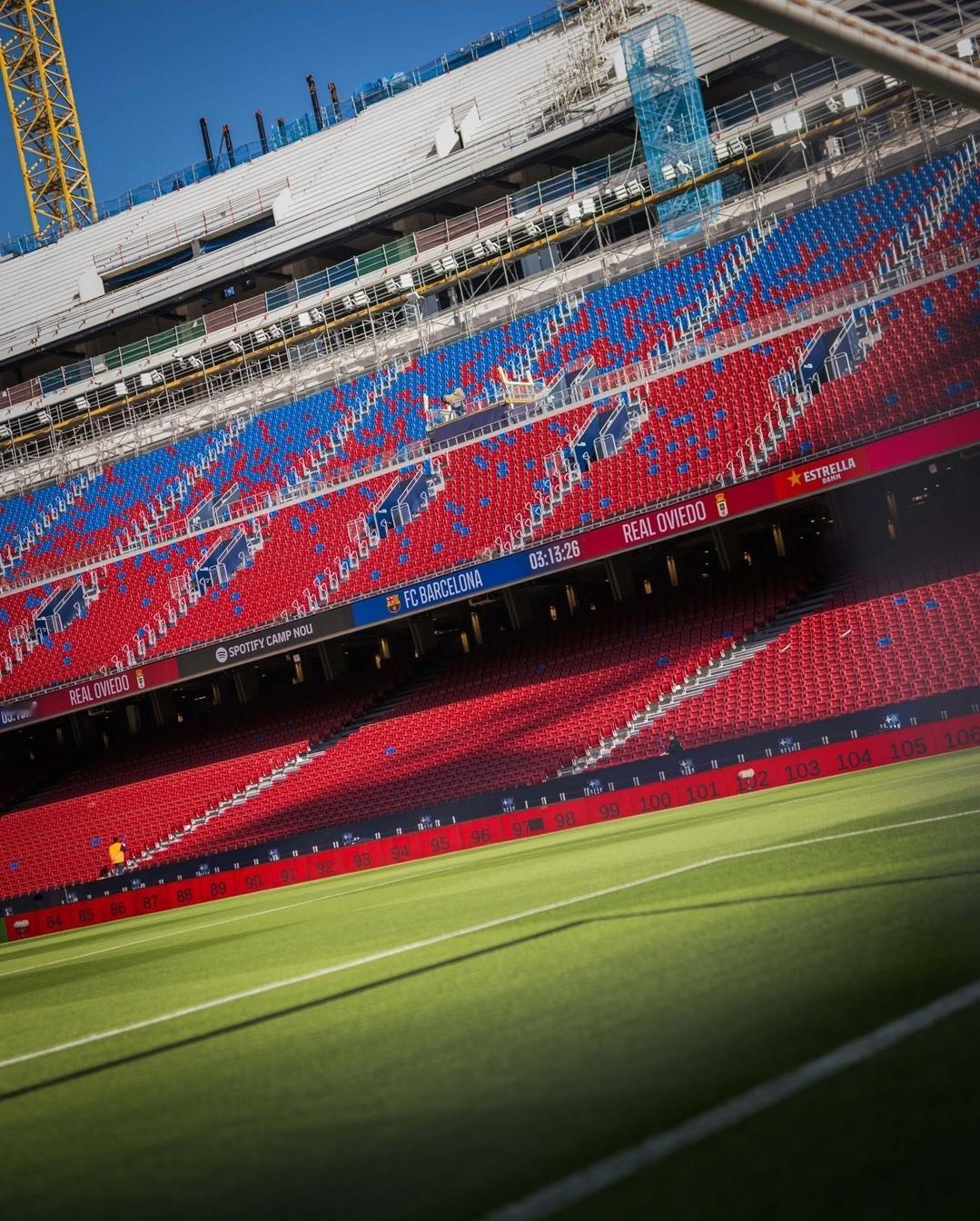 诺坎普💙❤️巴萨vs皇家奥维耶多