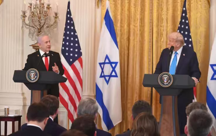 特朗普写信捞内塔尼亚胡，中东强人走到命运十字路口了美国总统亲自写信为以色列总理求