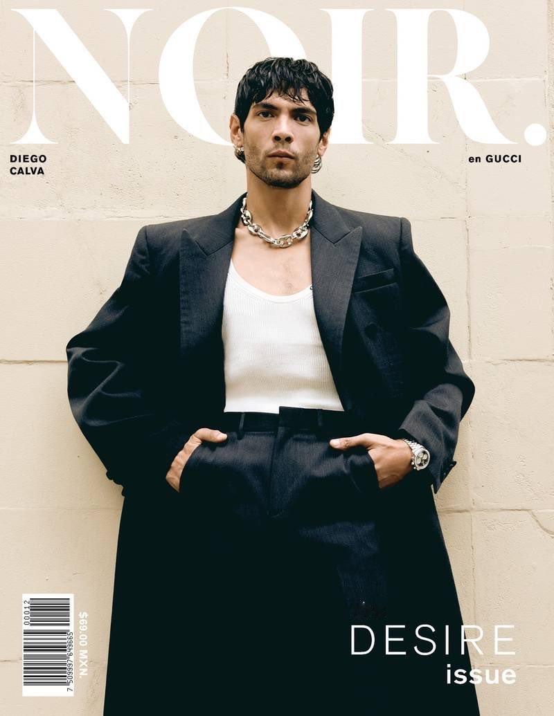 迭戈·卡尔瓦 X Noir Magazine每次见到他的硬照，感觉他的颜值都随着