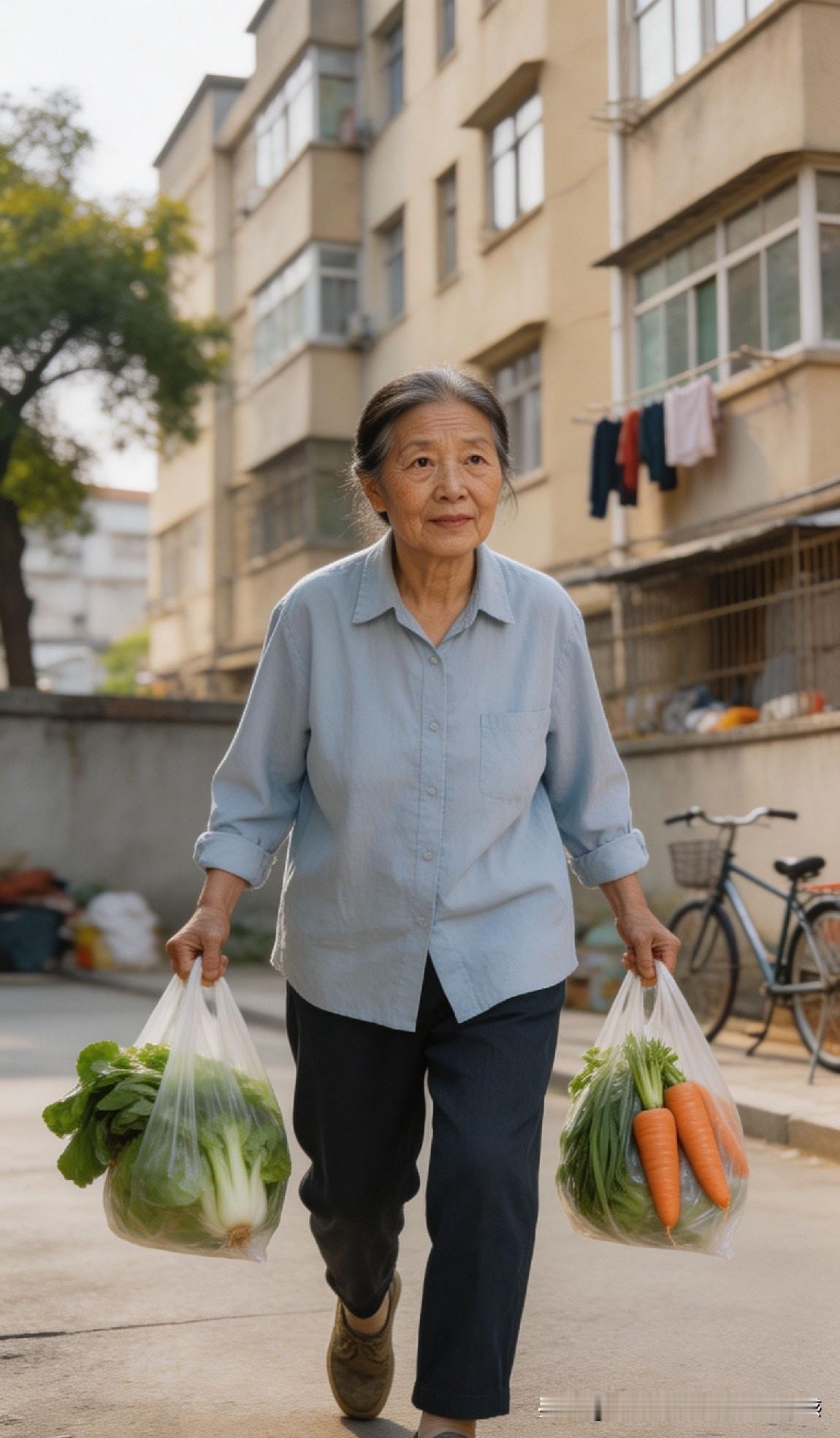 年轻的时候，总以为人老了的幸福，是大富大贵、儿孙绕膝、事事圆满。
 
可真正走过