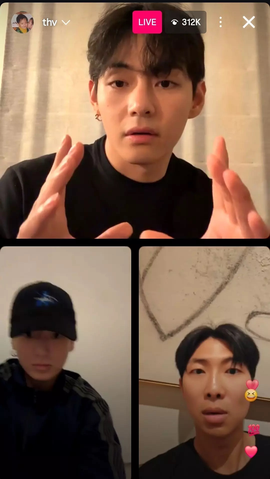 娱乐[超话]bts连线直播田柾国金泰亨金南俊朴智旻连线直播 哇连线直播了 ​​​