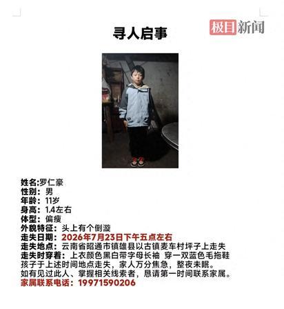 云南昭通，11岁跳入玉米地失联多天的罗仁豪，是个苦命孩子！他不是旁人眼里调皮捣蛋