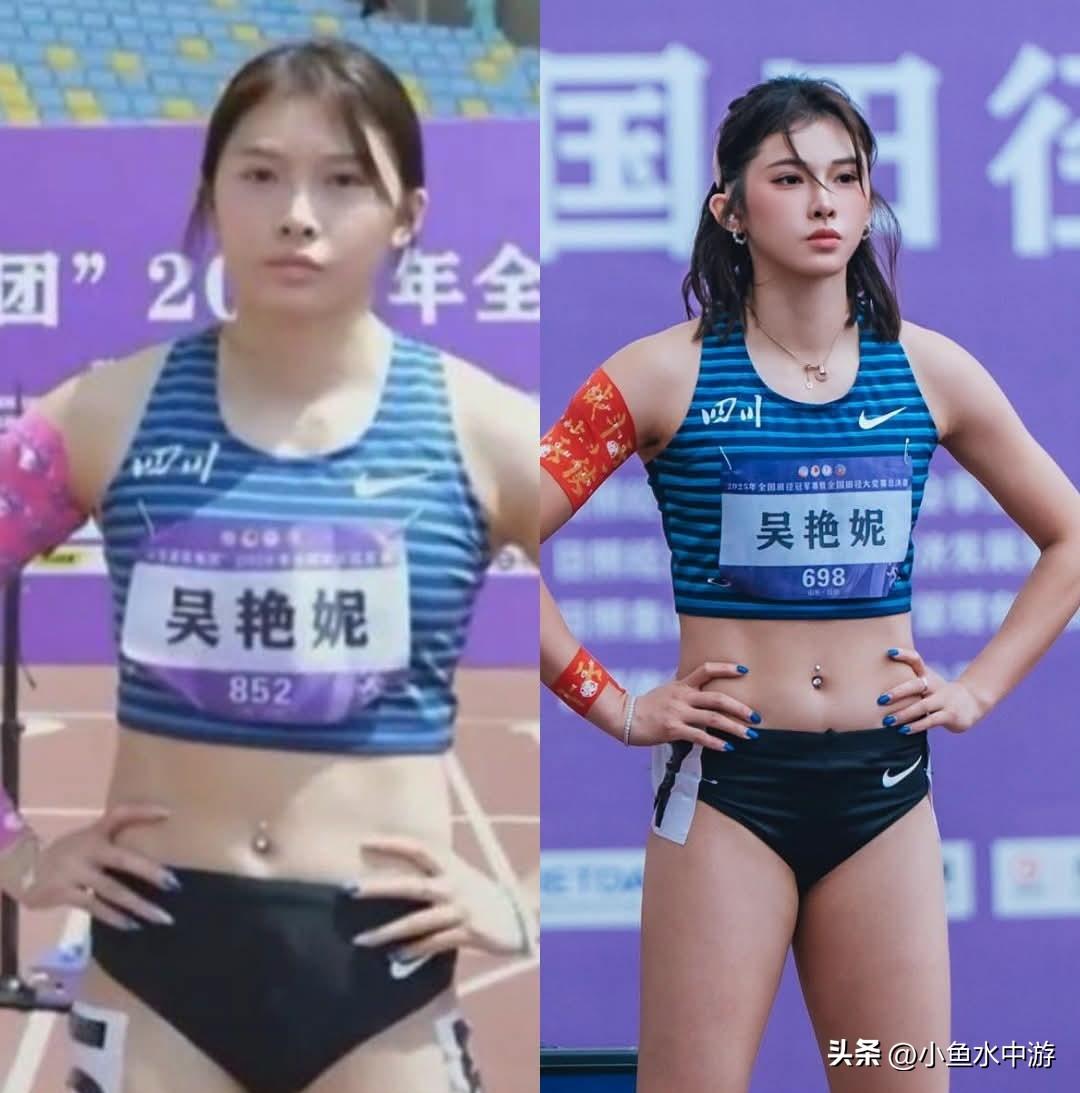 平日妆容精致的跨栏女神吴艳妮，睡过头素颜参赛依旧夺冠
 
经常以精致妆容亮相的“