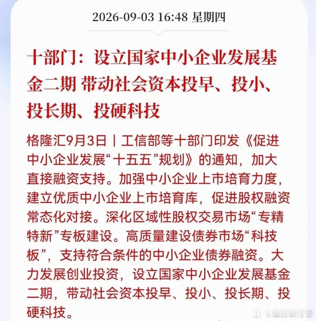 大利好！大利好！盘后突发重磅消息！今天A股三大指数小幅收红，全天弱势震荡，午后受