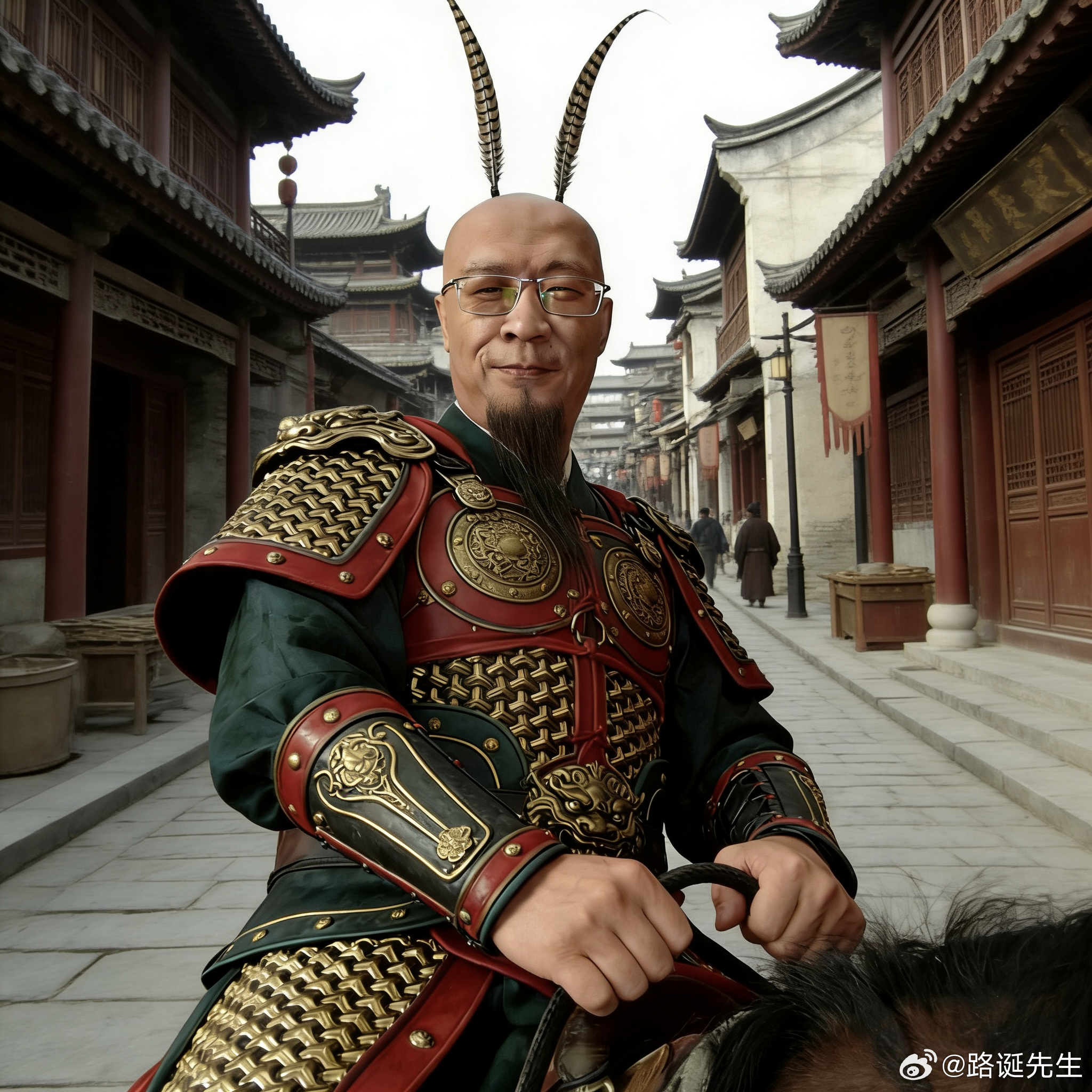 你们看我这个将军威不威武？ 