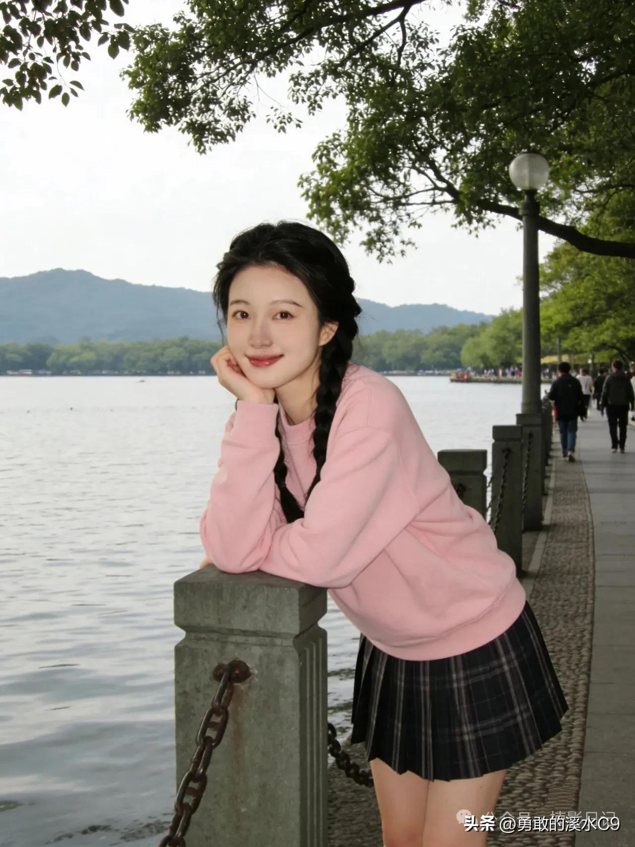 少女心爆棚的湖边自拍简直是浪漫加倍！之前我去湖边拍照，那氛围绝了。
蓝调时刻去拍