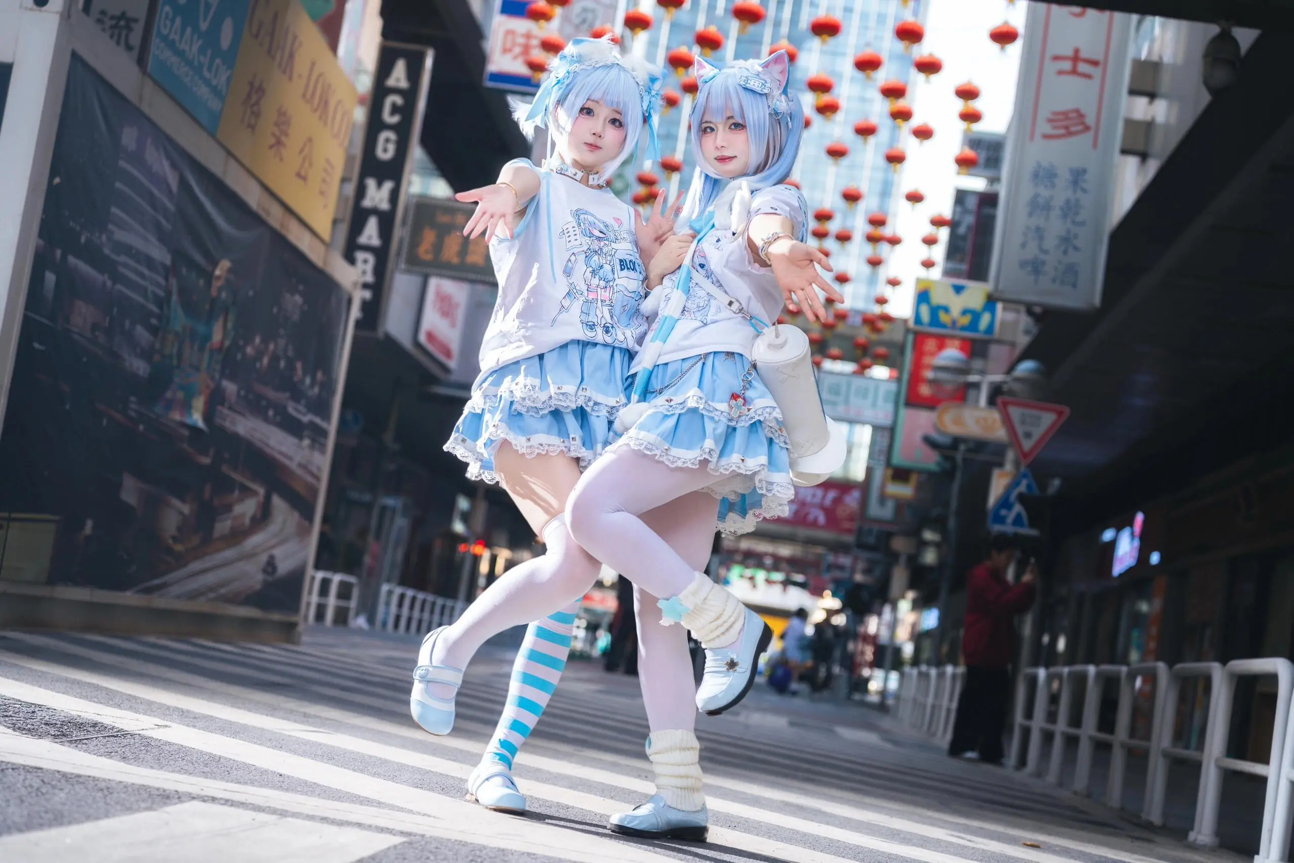 二次元cosplay 二次元少女 漫展养眼造型大赏 cosplay 白丝即正义
