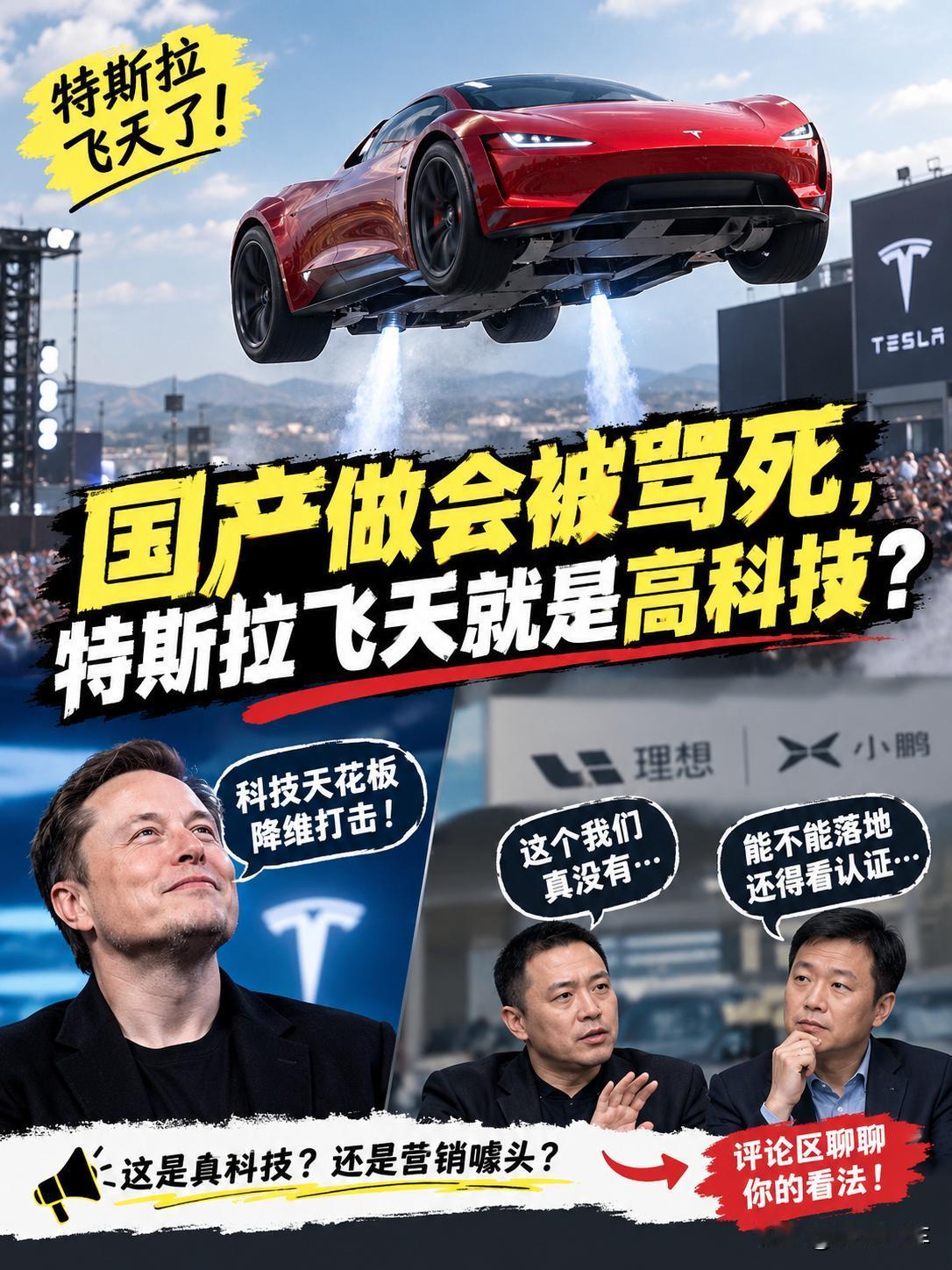 干我们这行，看东西先看力比。特斯拉那台会飞的Roadster，我确实看了三遍。