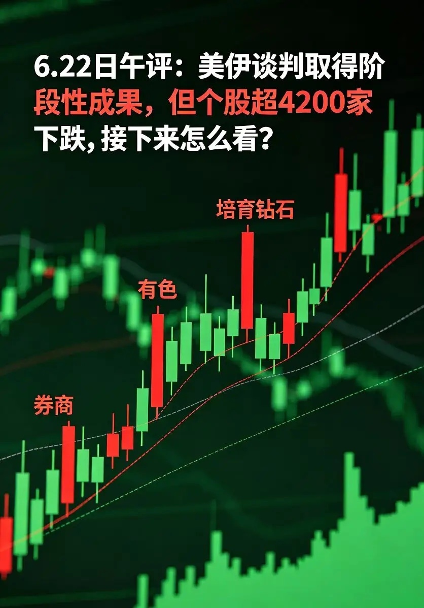 美伊谈判取得阶段性成果,但个股超4200家下跌，接下来怎么看？        今