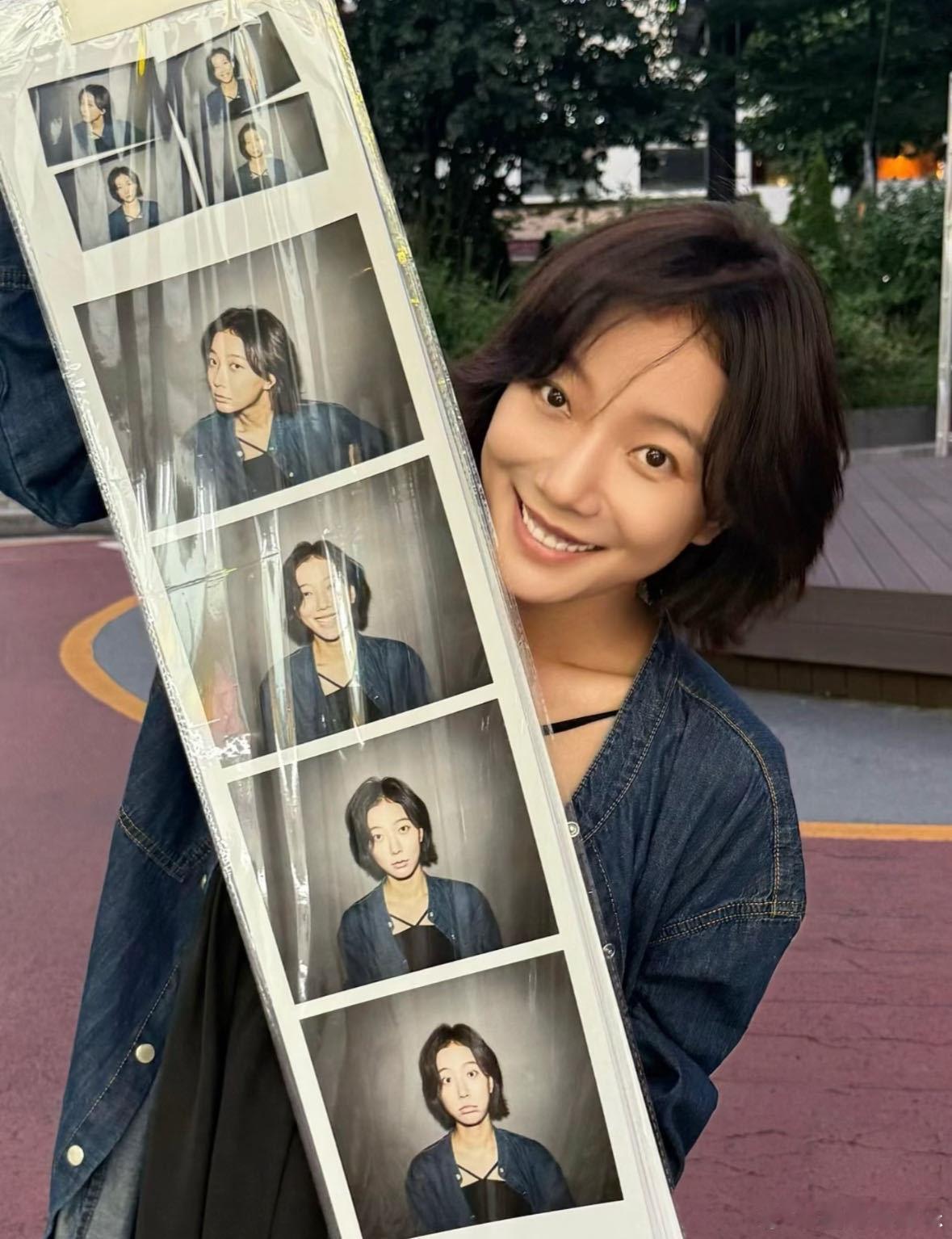 王珞丹 青春文学里的倔强女主 王珞丹这组图的胶片色调里，短发透着清爽，眼神里的倔