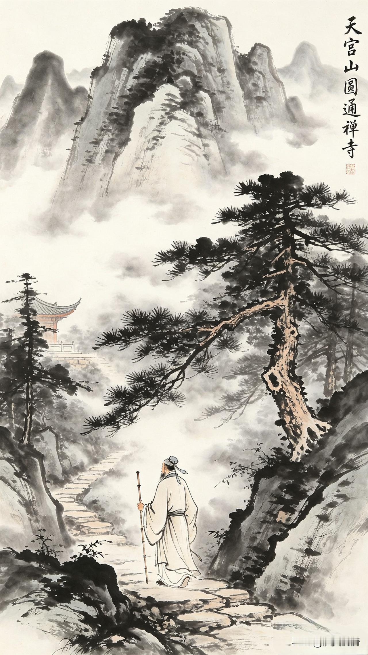 《行舟载四季，泊进眼底渡口；凭栏叹世浮，写尽离殇写尽秋；往事东流水，岁岁无所求》