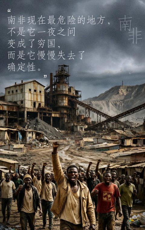 我今天在头条上刷到了九边系列专栏《世界沉浮录》里一篇剖析南非的文章，读完之后心里