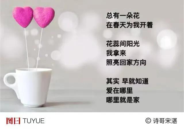 ．
走近一朵花
离春天近了
．
亲近一个人
因为热爱春天气息
．
以春天名义
赞