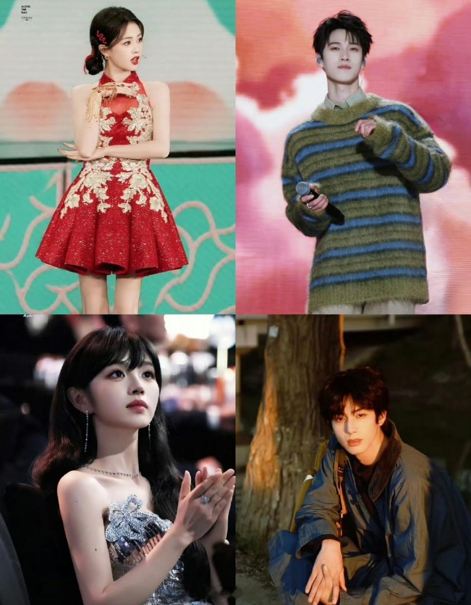 有四人合唱节目：白鹿、李昀锐、田曦薇、宋威龙……没听过宋威龙和林昀锐唱歌，是不是