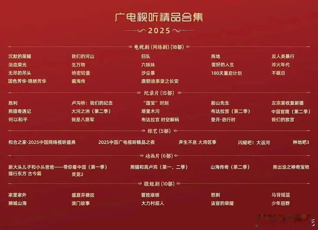 杨紫的国色芳华锦绣芳华进2025年广电年鉴了继长相思之后杨紫的剧又进广电年鉴了！