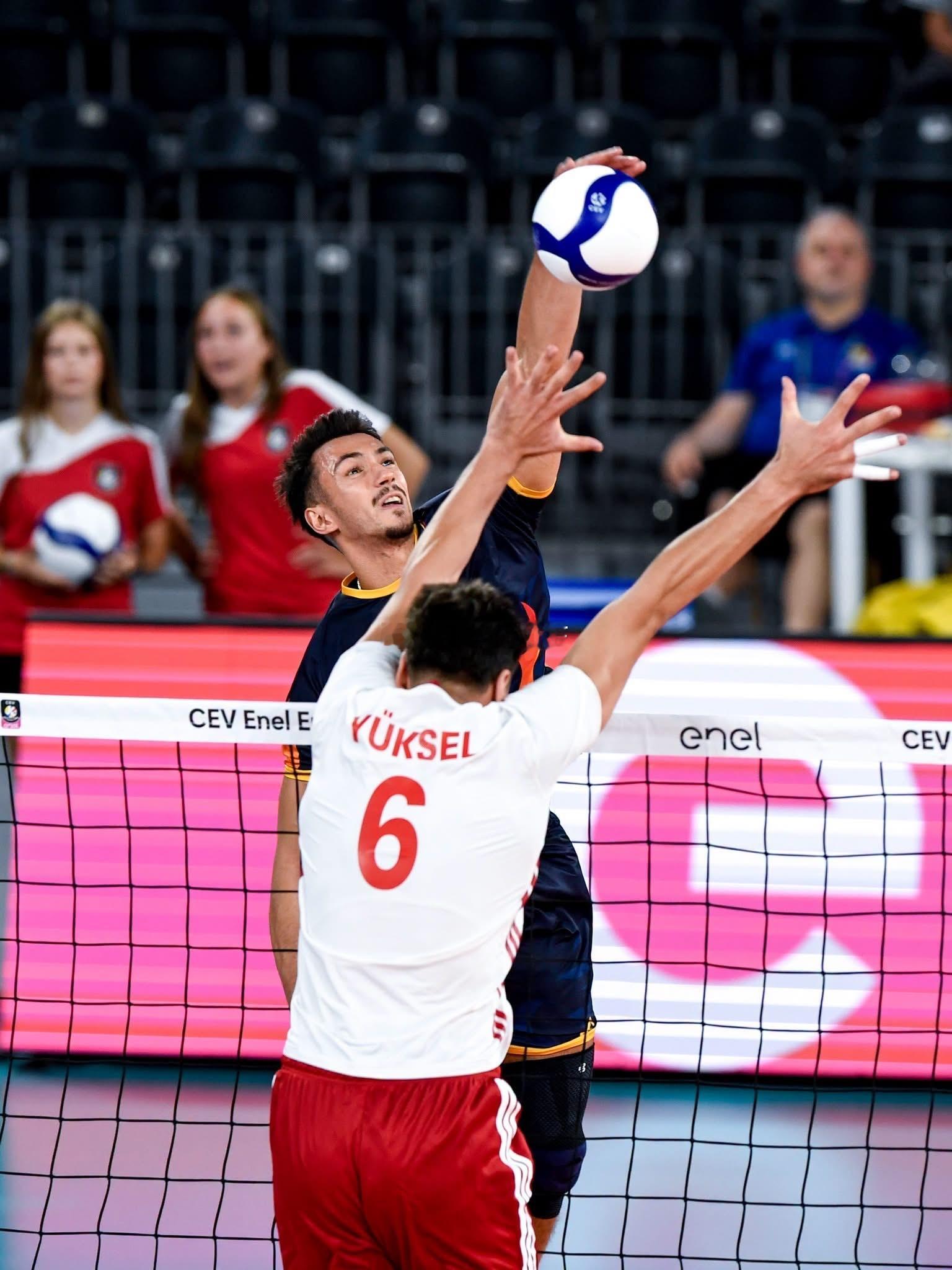 世界男排资讯  2026  男排欧锦赛PoolD罗马尼亚🇷🇴3-1土耳其🇹