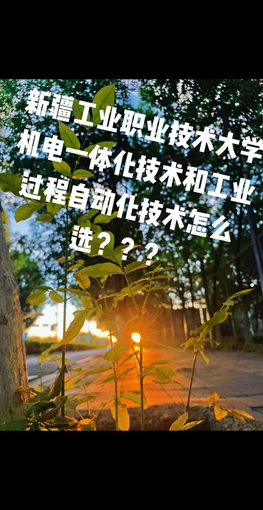机电一体化技术和工业过程自动化技术哪个好是！！！新疆轻工职业技术学院 学弟有疑问