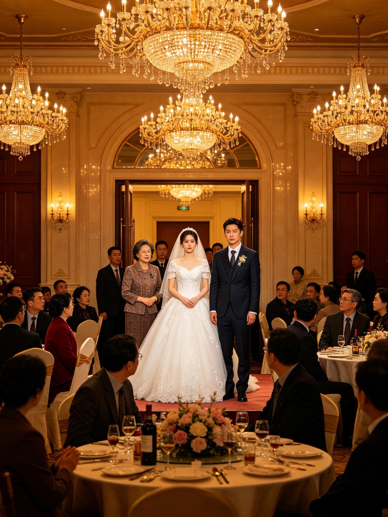 婆婆以为我不敢反抗，婚宴把我父母赶出门，一通电话婆家崩溃

大喜的婚宴，宾客满座