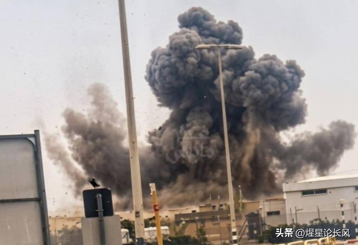 伊朗袭击以色列能源与工业命脉！哈代拉电厂、迪莫纳工业区、本古里安机场同日被袭!3