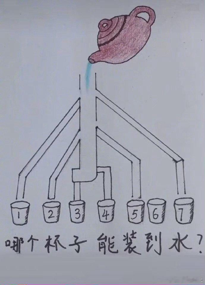 一年级的一道题，很多211和985大学生都答错了：哪个杯子能装水 ​​​